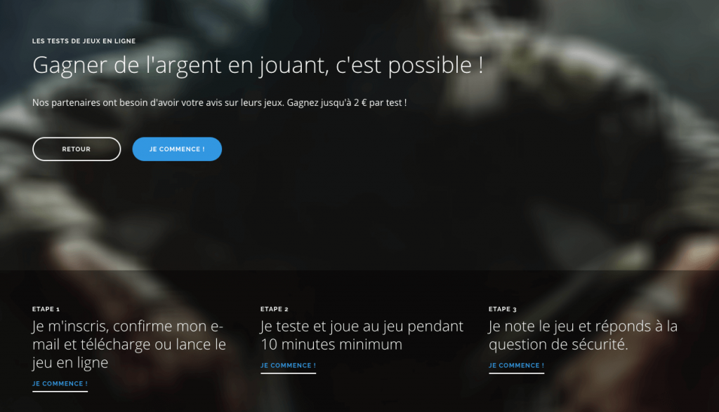 Jouer à des jeux en ligne et gagner de l'argent grâce à Ba-click